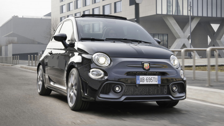 Black Abarth 695 Turismo Exterior Driving