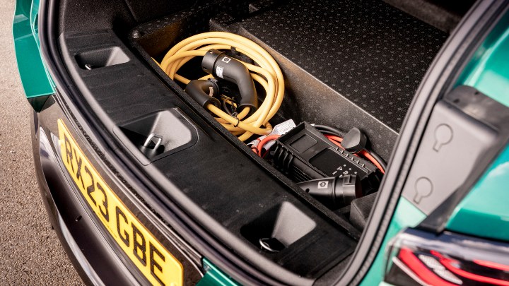 Alfa Romeo Tonale boot with charger cables