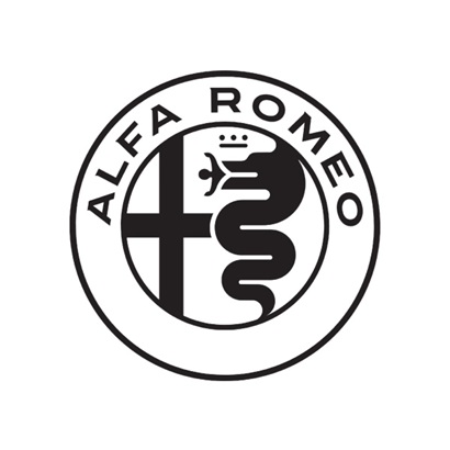 Alfa Romeo Logo on White Background