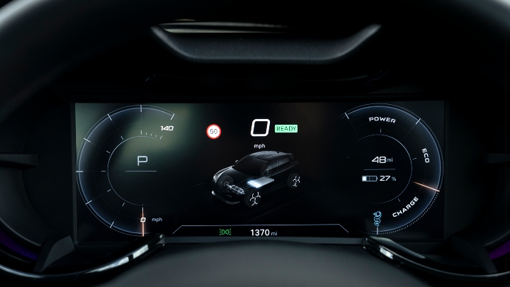 Alfa Romeo Junior Elettrica dashboard instrument cluster