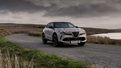 Grey Alfa Romeo Junior front static