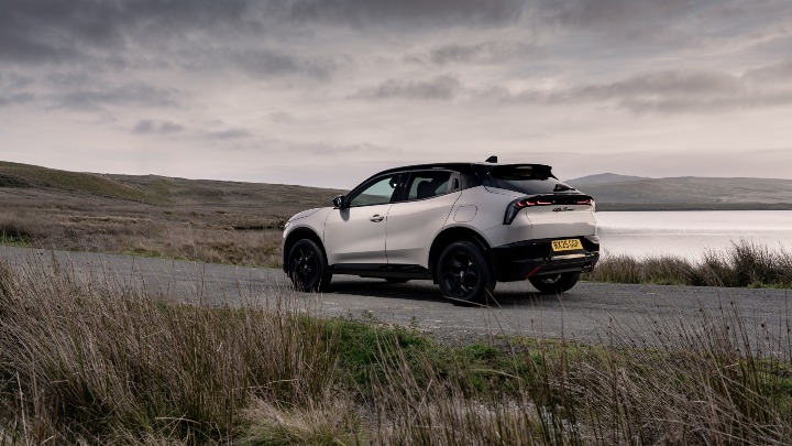 Grey Alfa Romeo Junior rear side static