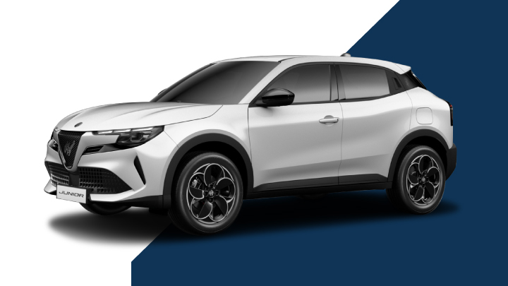 White Alfa Romeo Junior 