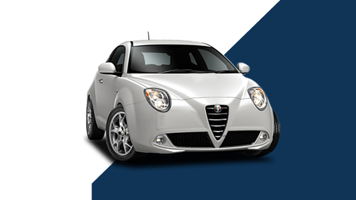 White Alfa Romeo Mito
