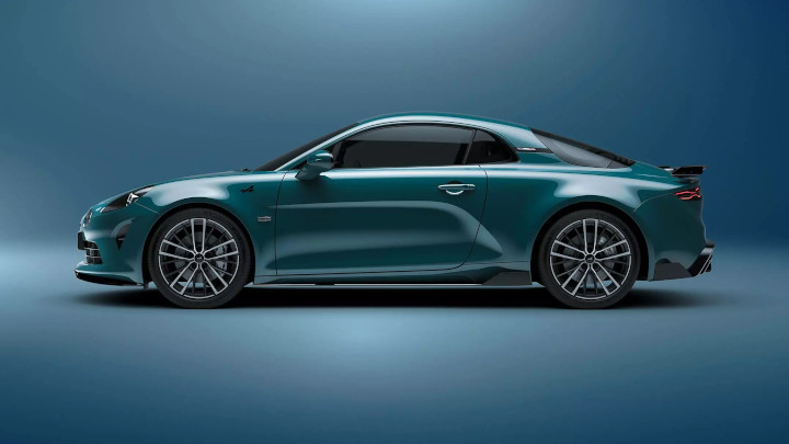 Green Alpine A110 Exterior Side
