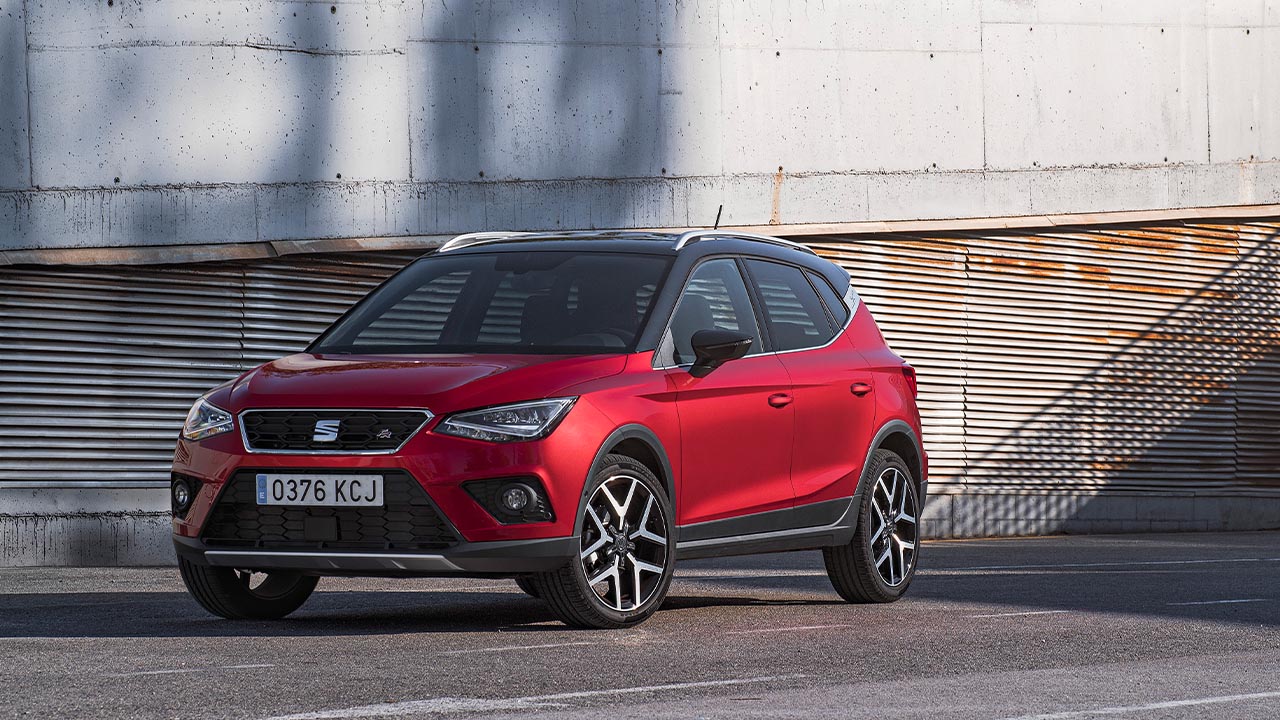seat arona, front, parked