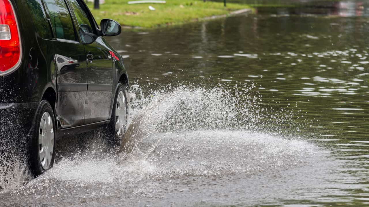 Car in Water
