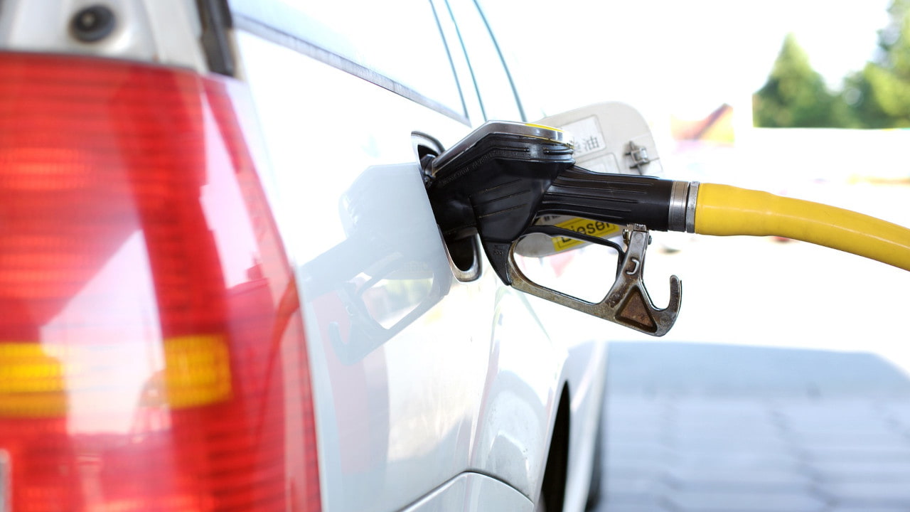 Filling Car Up With Petrol