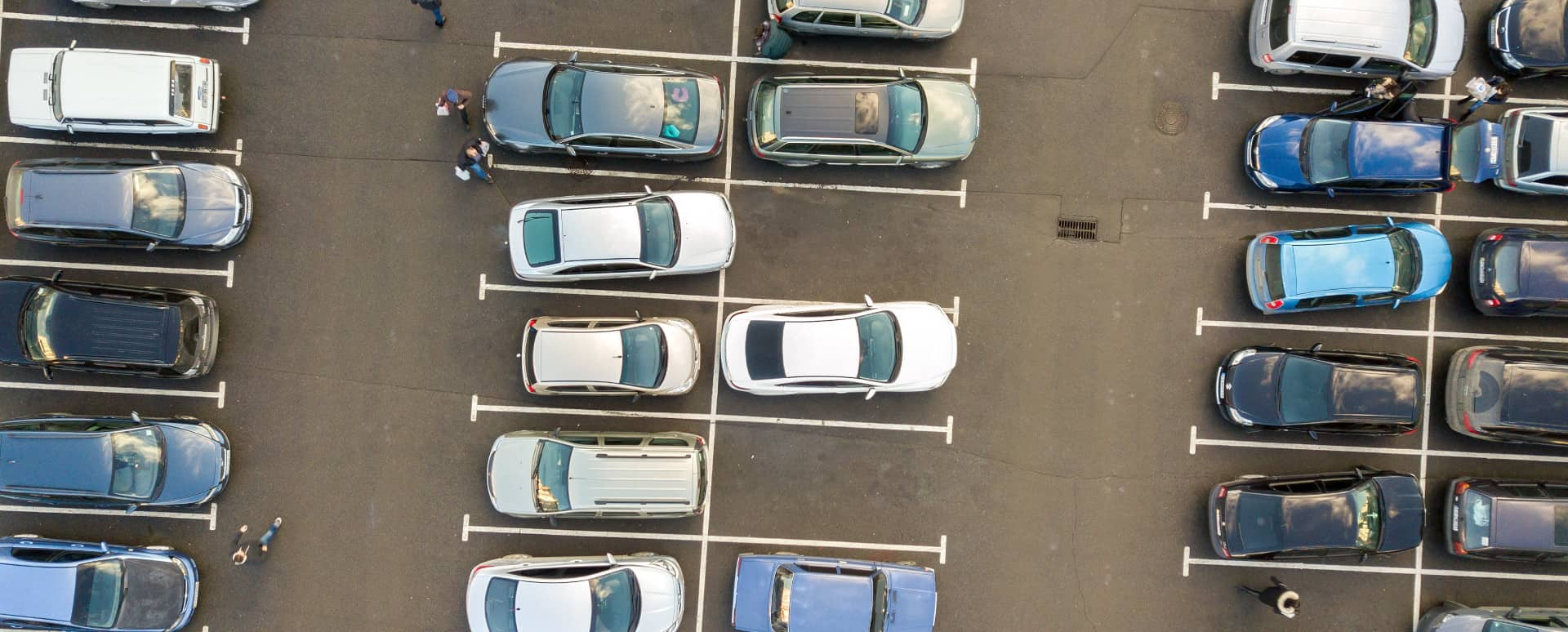 Aerial Photograph of Car Park