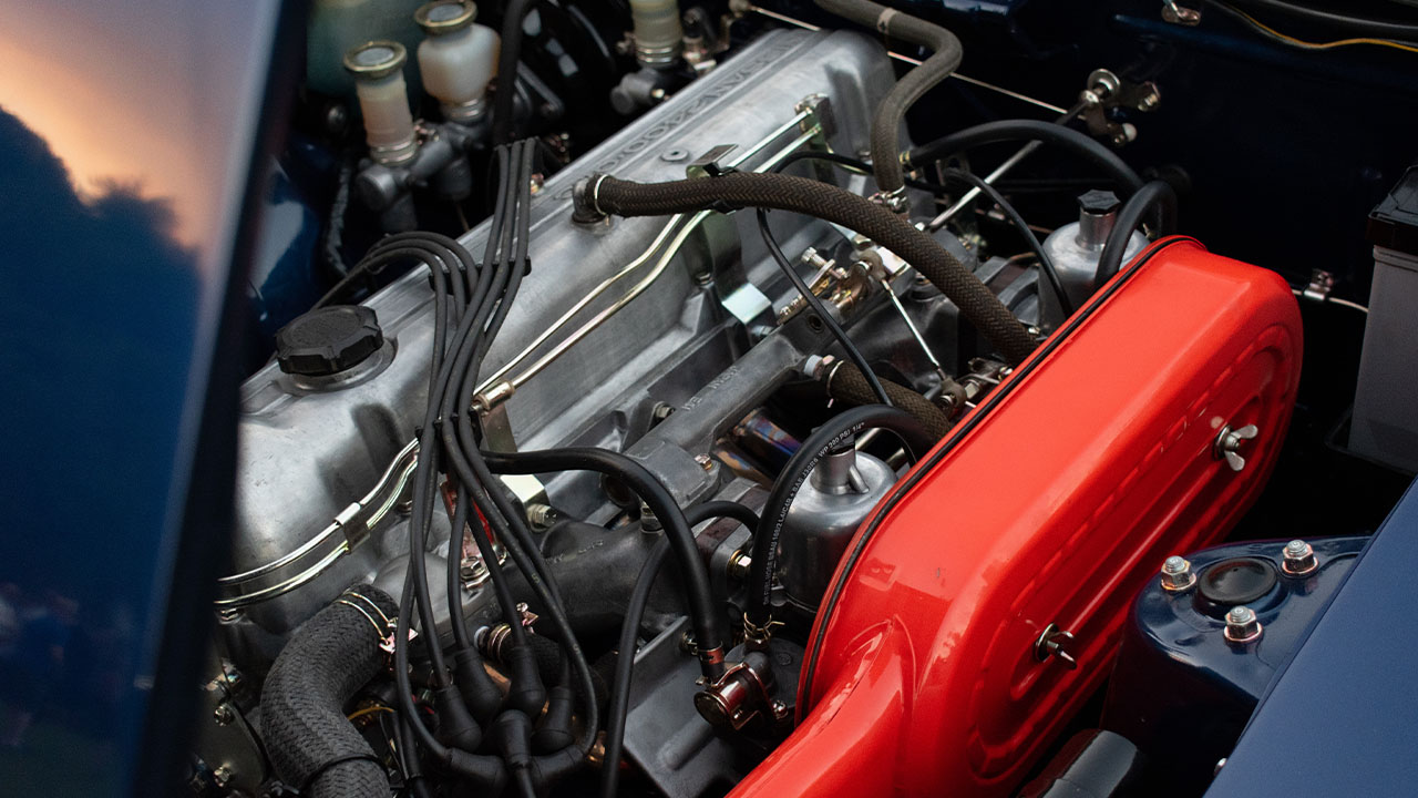 Datsun 240z engine bay