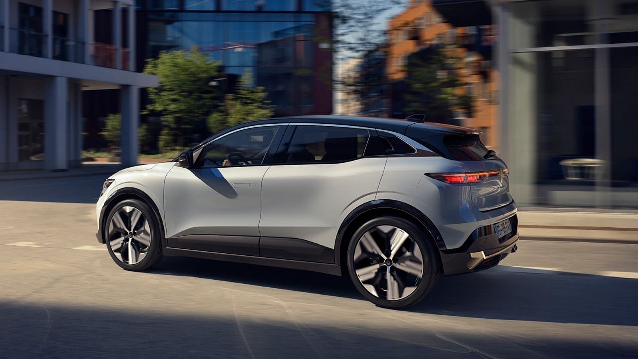 Renault Megane E-TECH Exterior Rear Driving