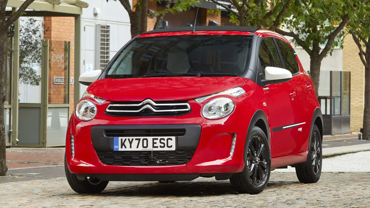 Red Citroen C1 Exterior Front Static