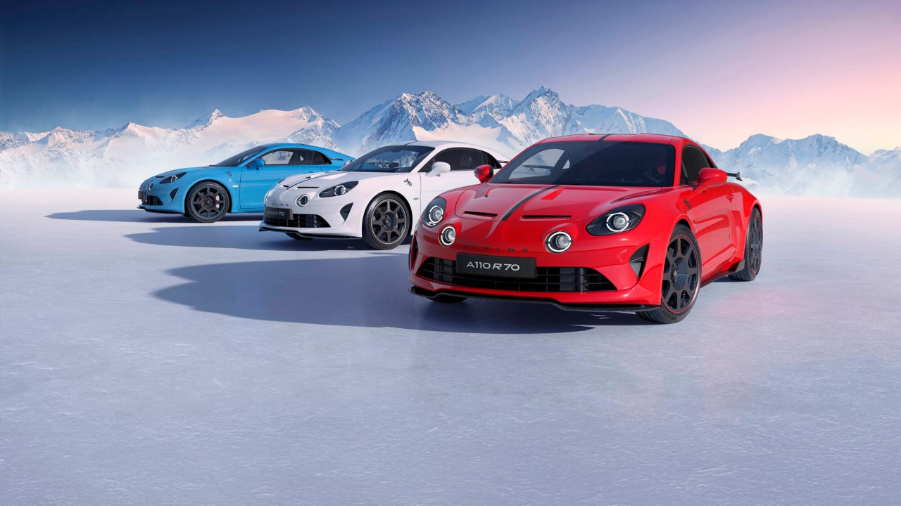 Range of Alpine a110's