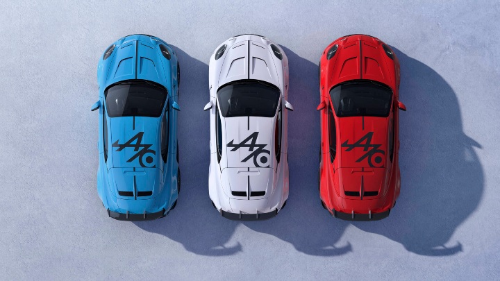 Range of Alpine a110's