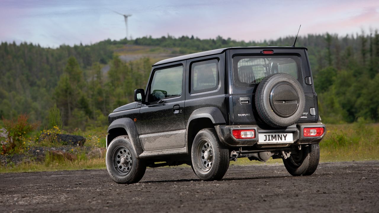 Rear end of Suzuki Jimny