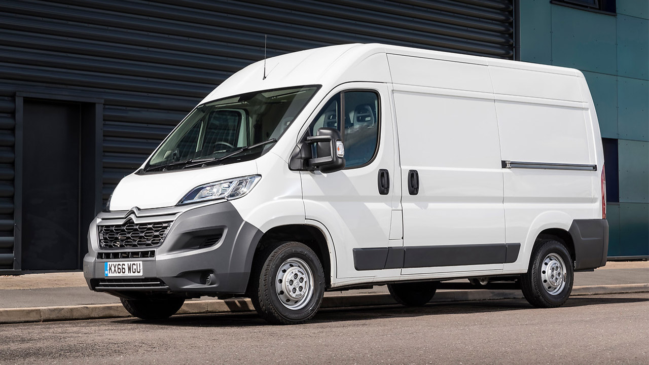 White Citroen Relay