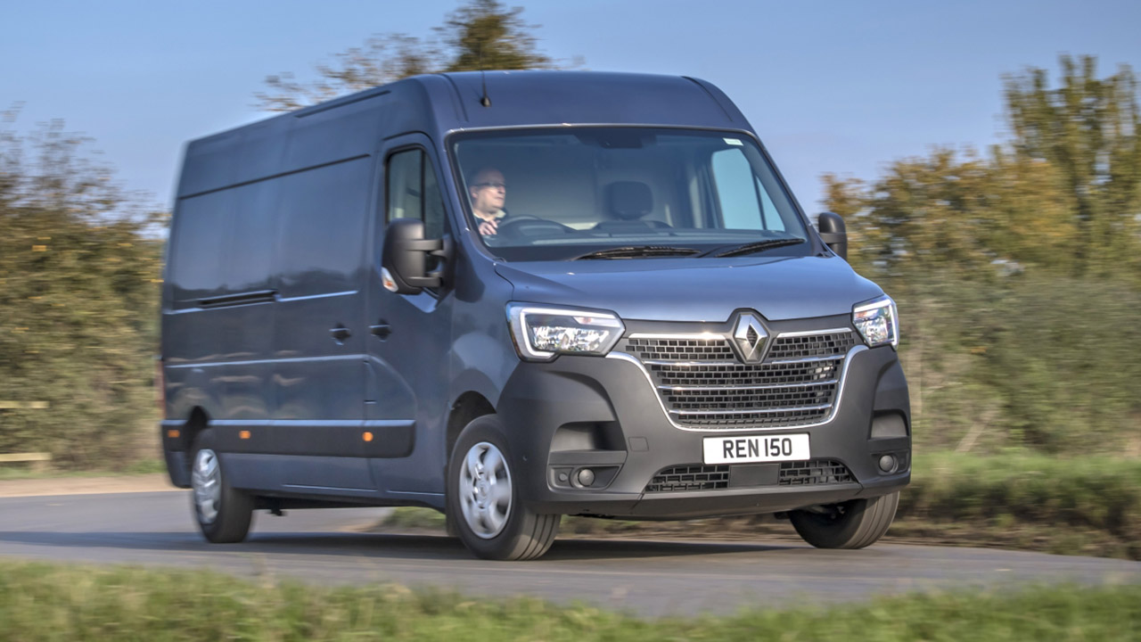 Blue Renault Master