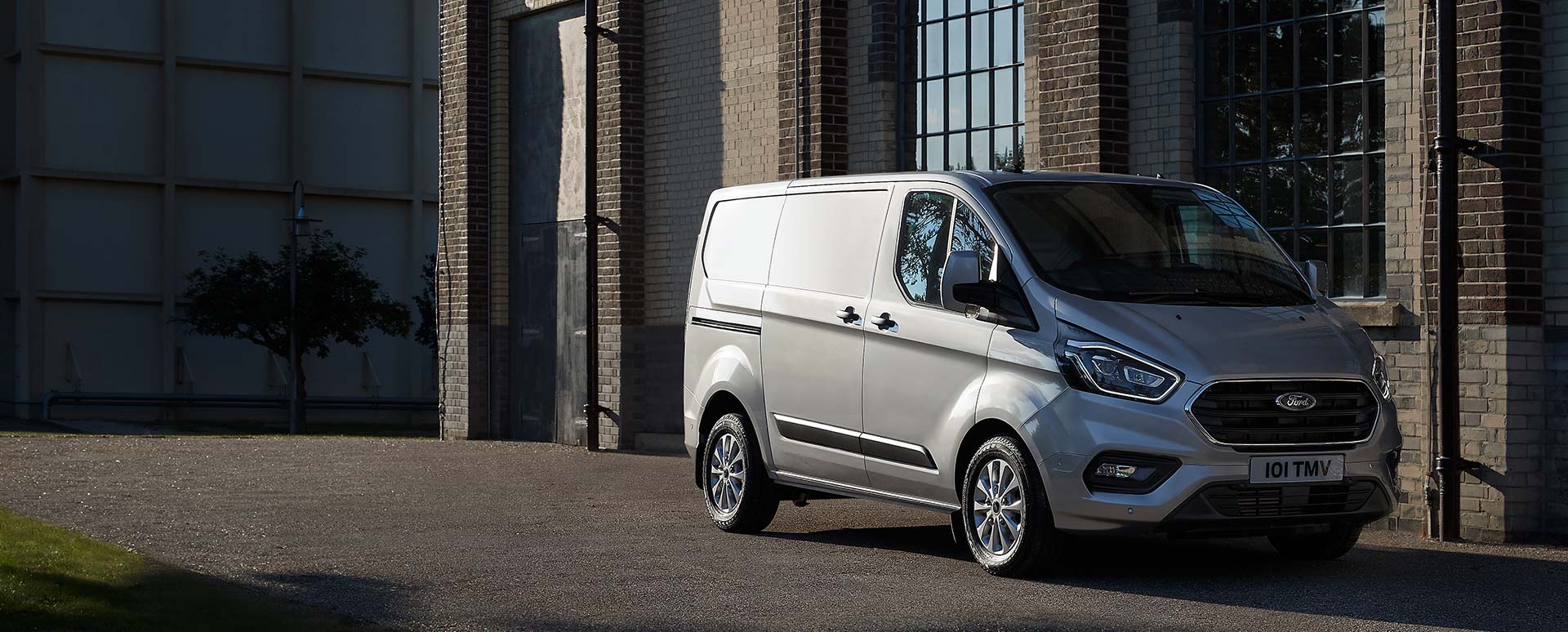 silver ford transit custom