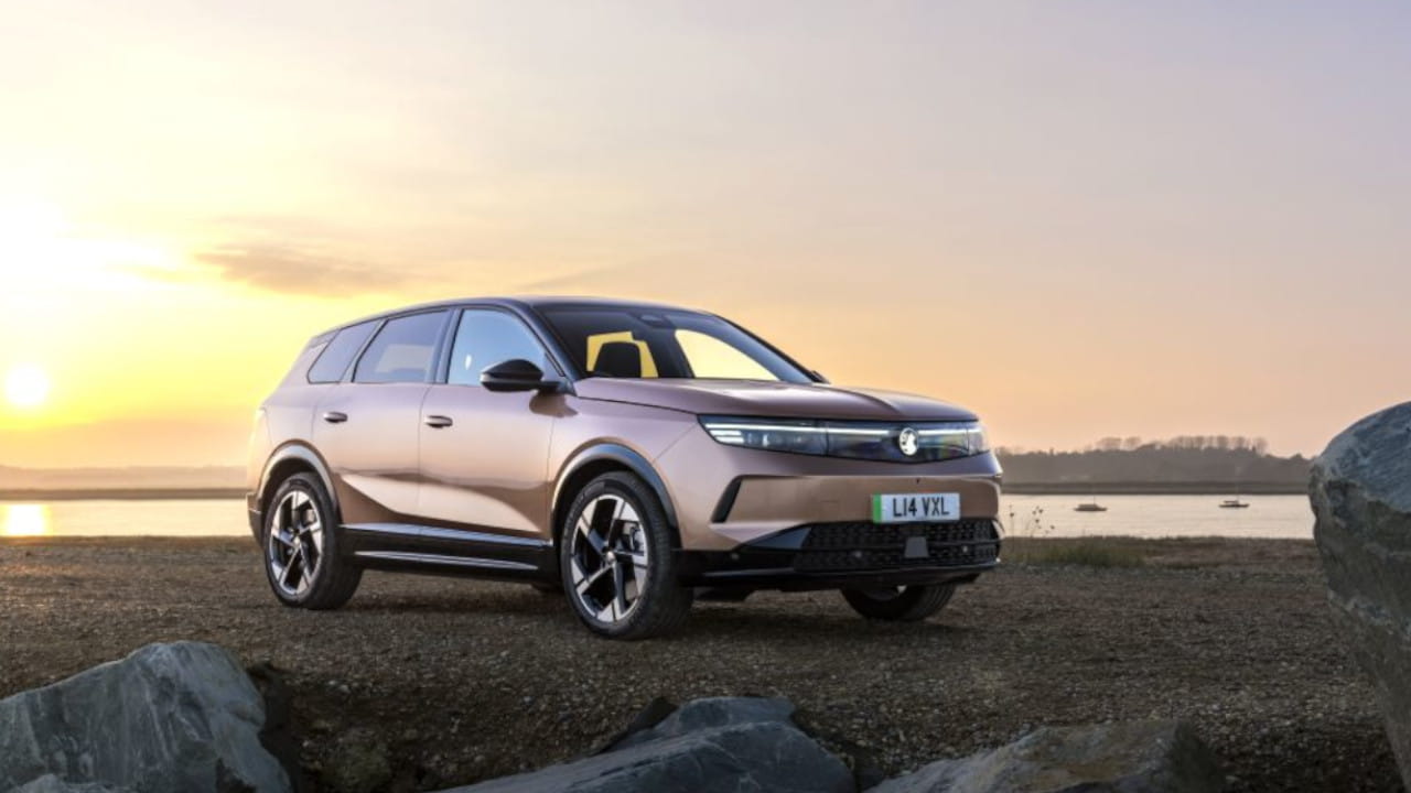 Vauxhall Grandland on Beach