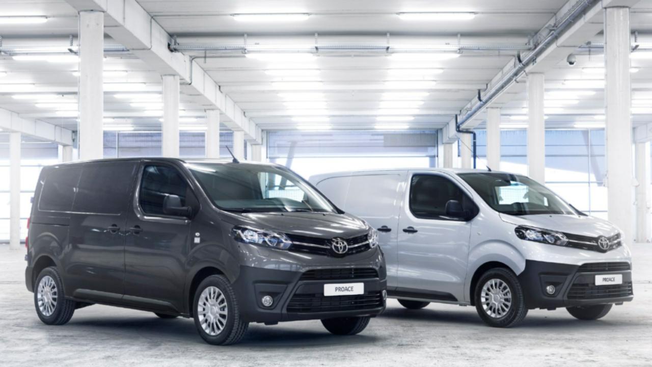 Duo of Toyota Proace Electric Vans