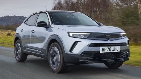 Silver Vauxhall Mokka Exterior Front Driving