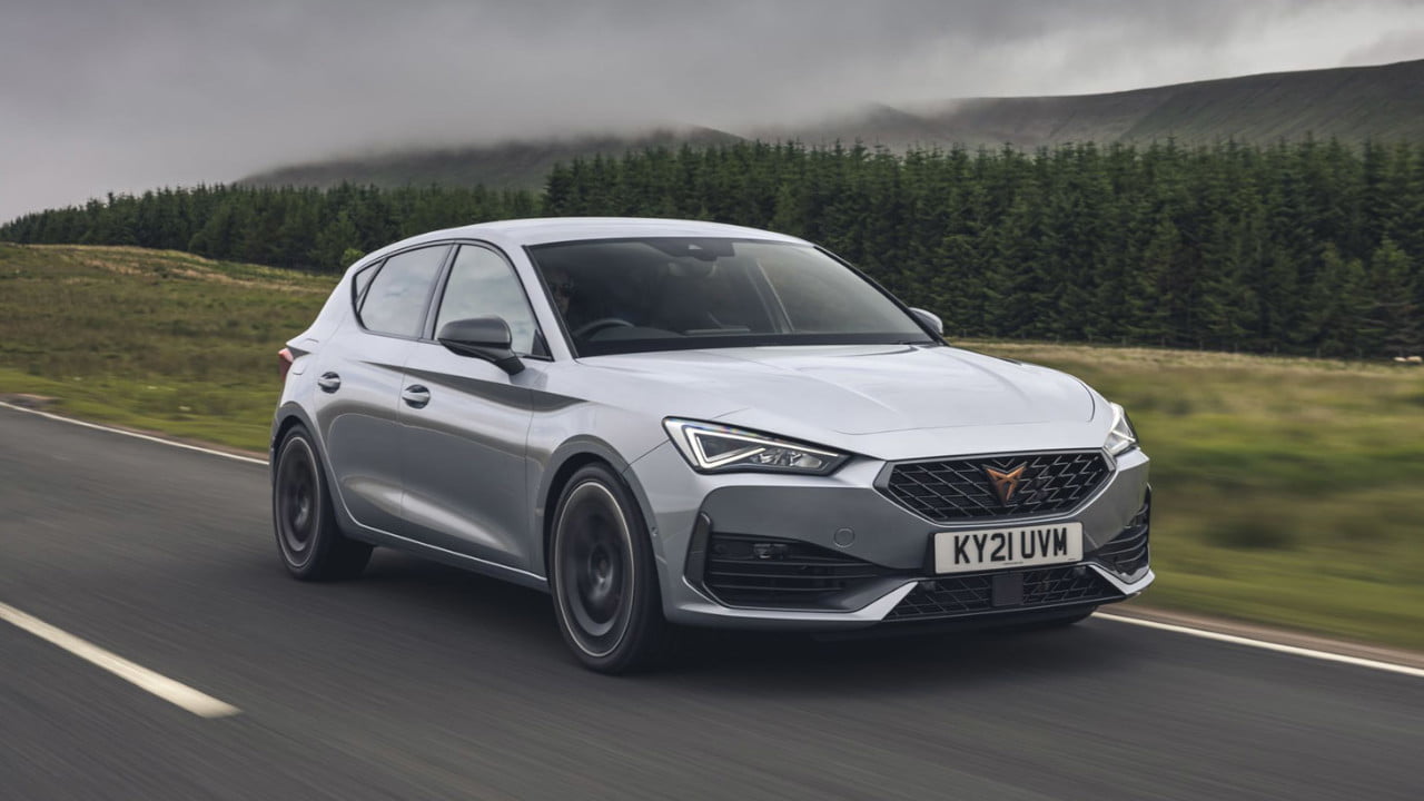 Silver CUPRA Leon Exterior Driving Front