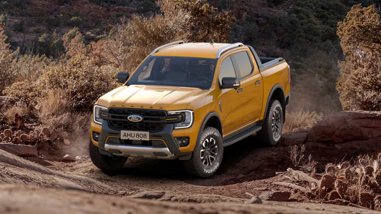 Ford Ranger Wildtrak X Yellow Off Road