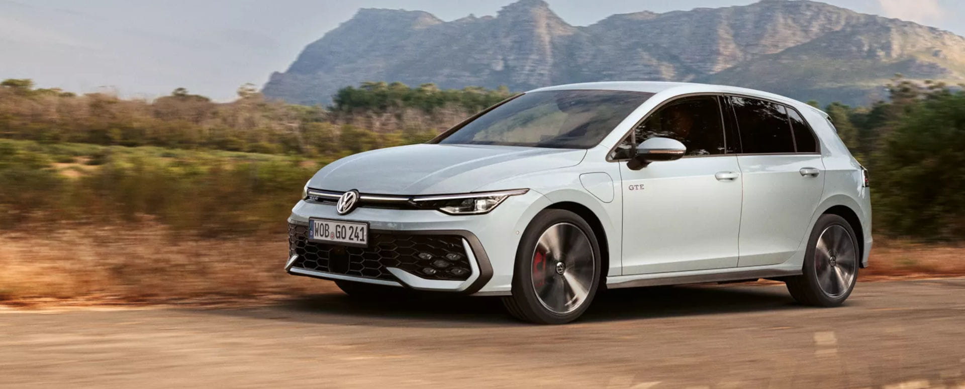 Golf eHybrid GTE Driving Through the Desert