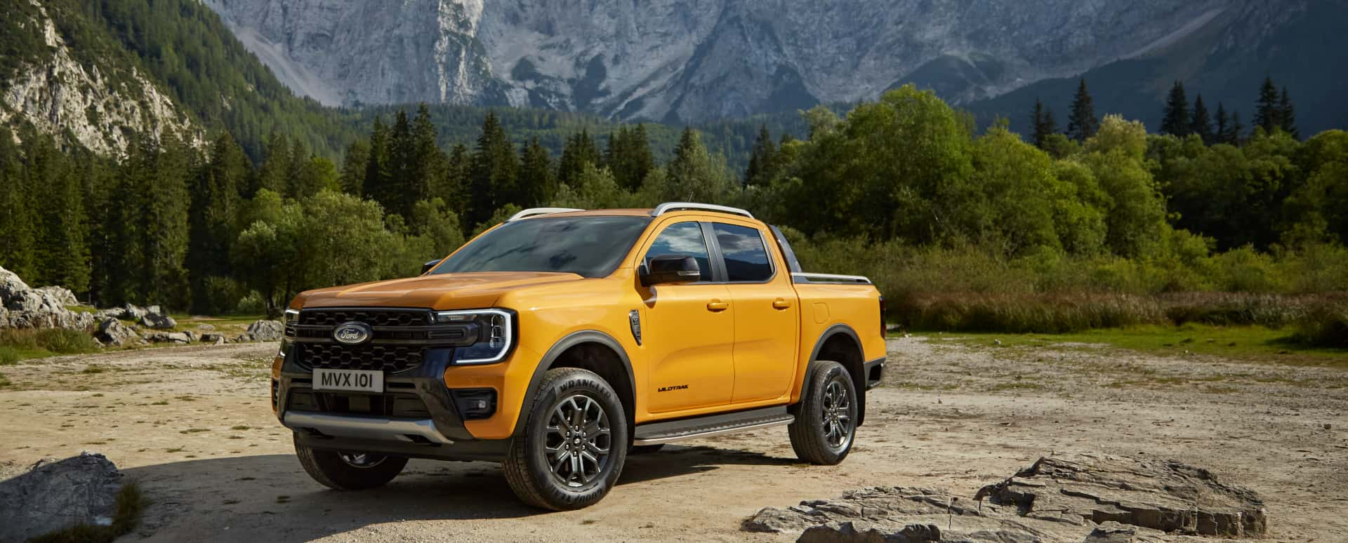 Yellow Ford Ranger Raptor