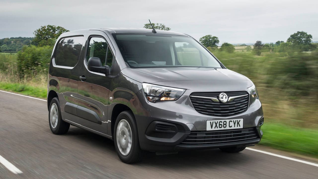 Grey Vauxhall Combo Cargo Exterior Driving Front