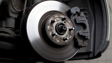 brake disc and caliper