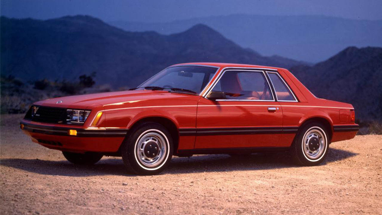 red ford mustang