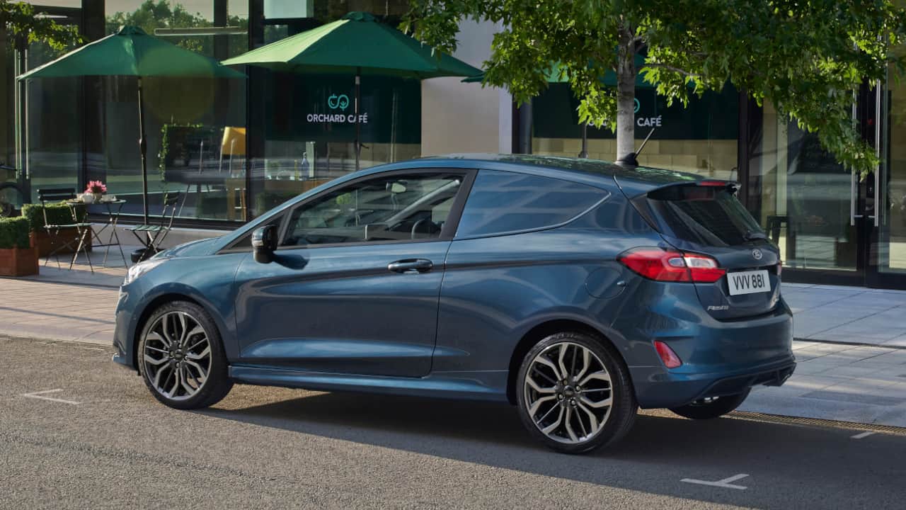 Ford Fiesta Van Parked