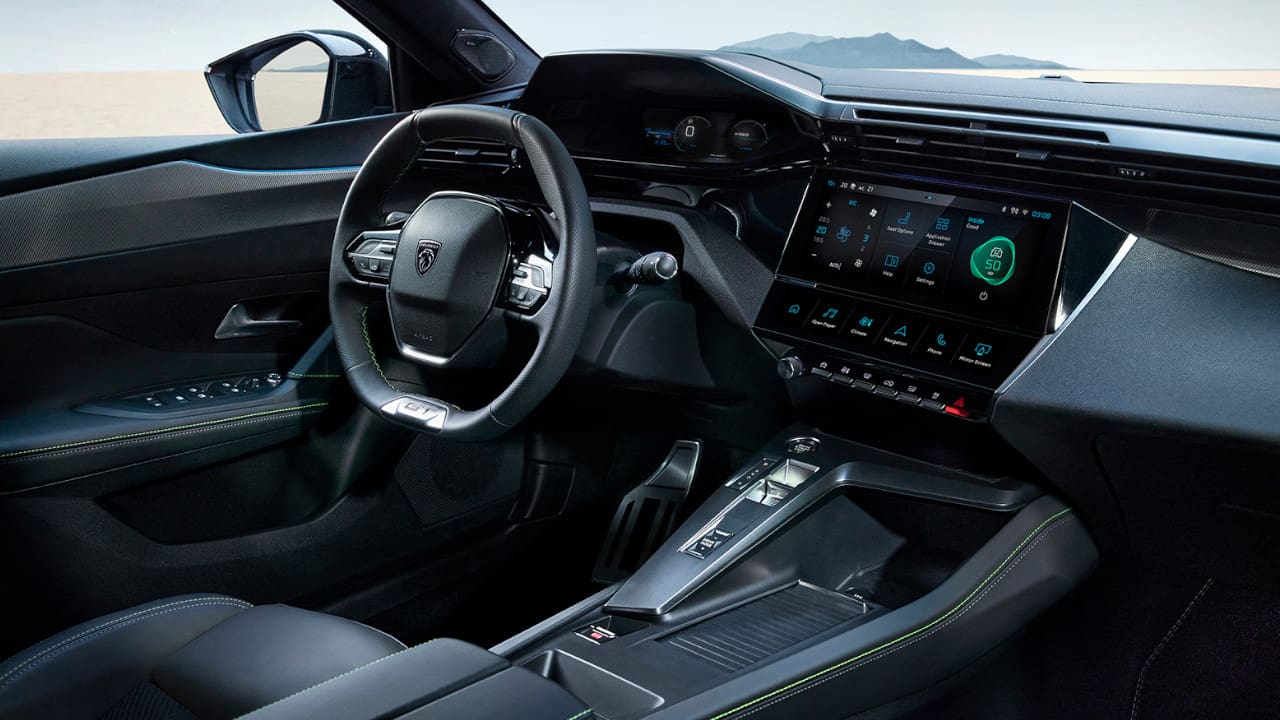 Peugeot 408 2022 Interior Dashboard Controls