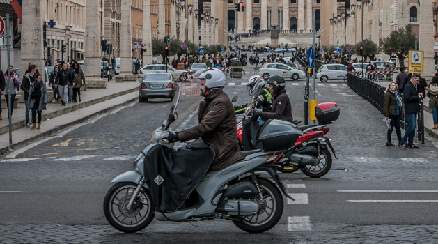 Scooters in Italy