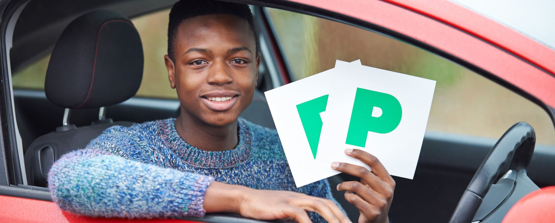 Young Male Holding Green Pass Symbol