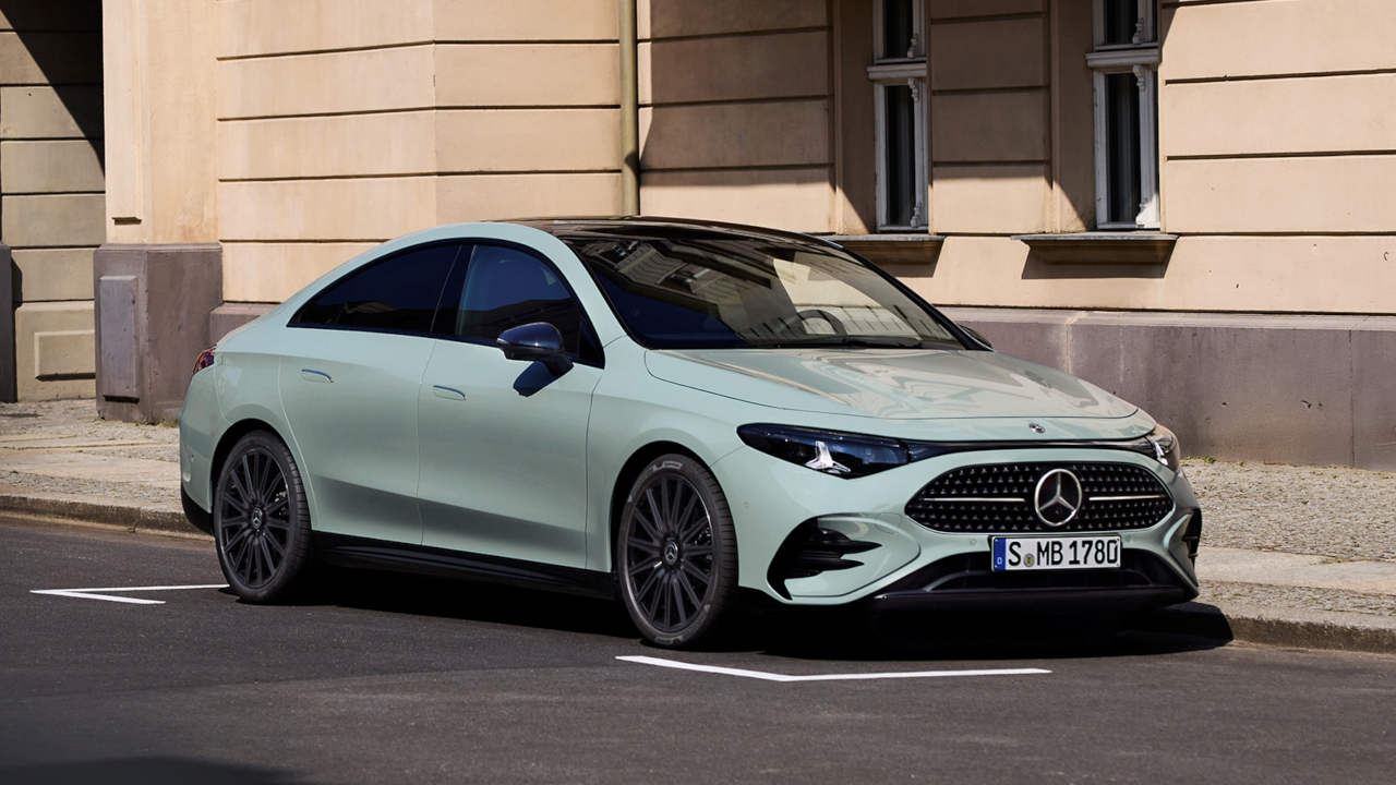 Mercedes-Benz CLA Parked On Roadside