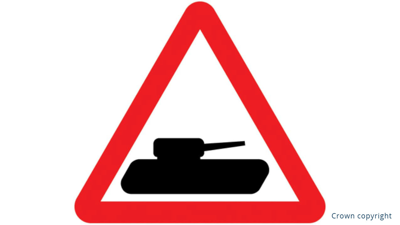 Tank sign