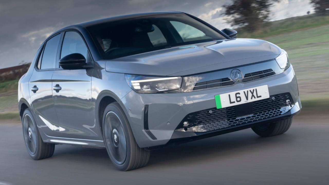 Vauxhall Corsa Electric in Graphic Grey