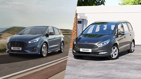 Ford S-Max and Galaxy side by side