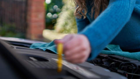 Car Engine Oil Dipstick