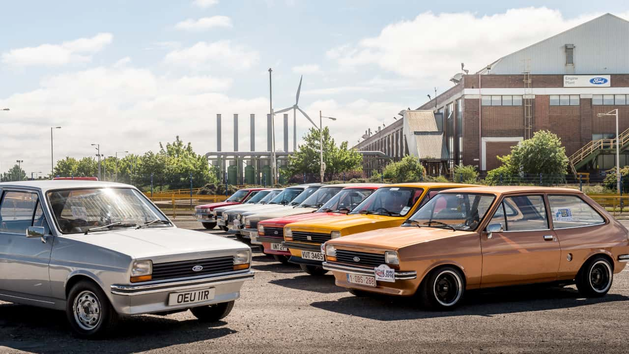 Group of Ford Fiesta Mk1 Models