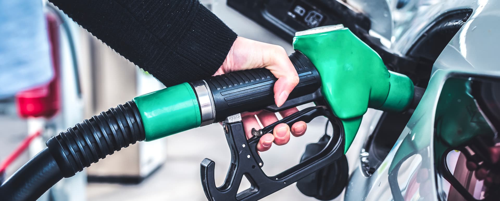 Car Refuelling at Petrol Station