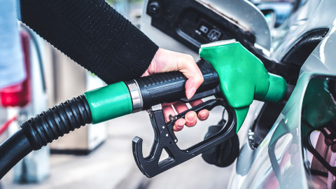 Car Refuelling at Petrol Station