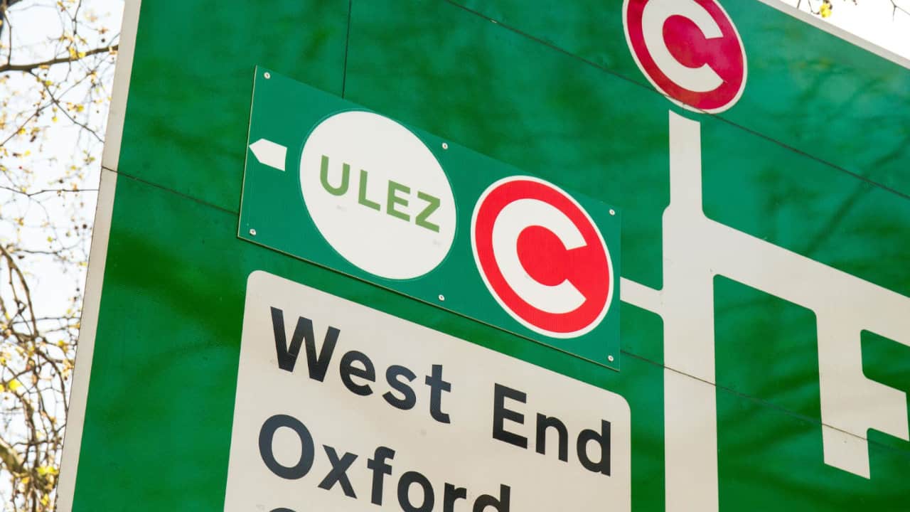 ULEZ Road Sign