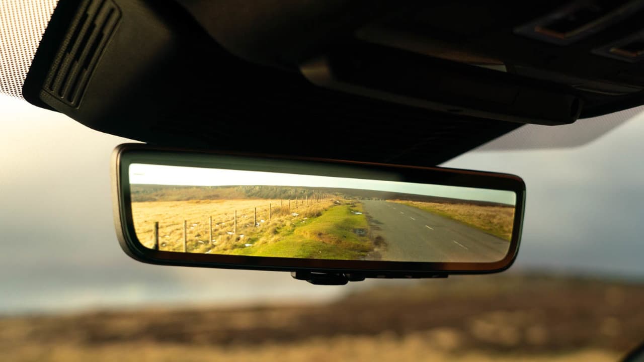 Jaguar XF Clearsight Rearview Mirror