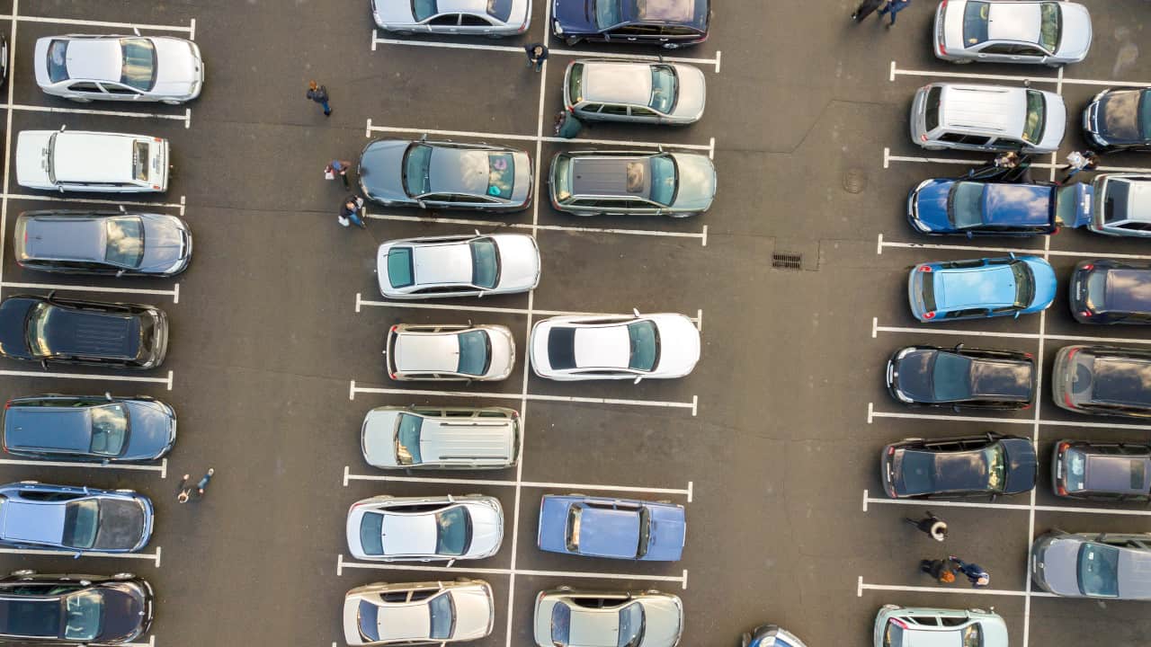 Car Park Aerial View