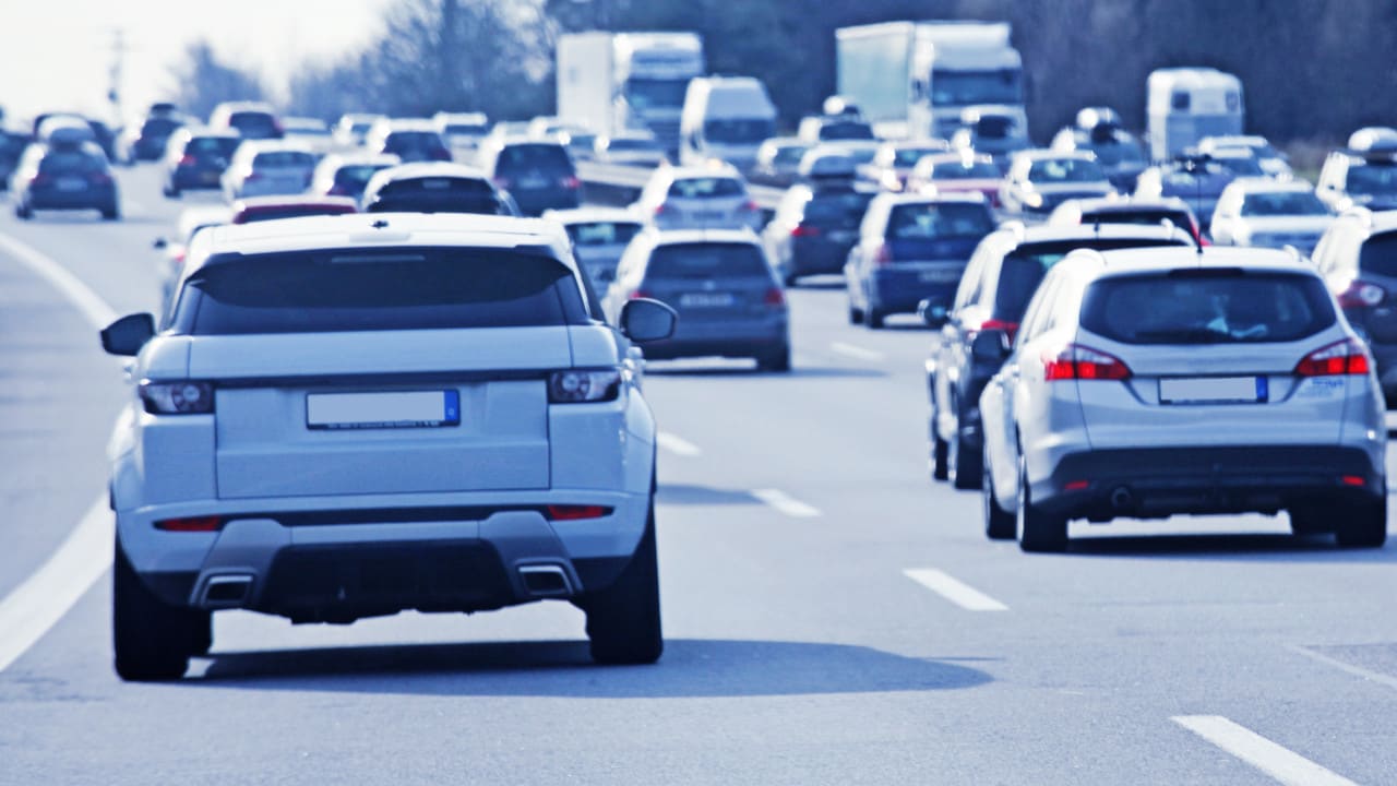 Traffic On Motorway