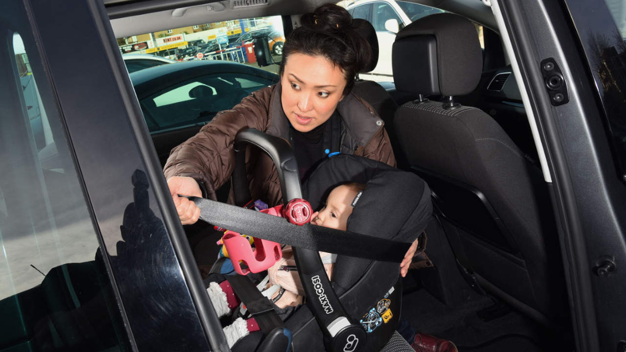 Baby In Car Seat