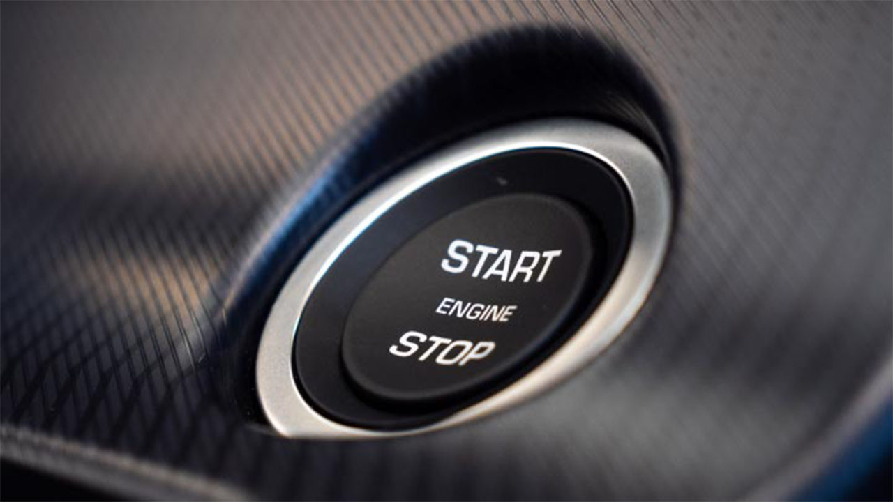 Car start engine button